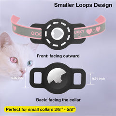 WHALEZON harnais chat – housse AirTag: protection efficace pendant les promenades.