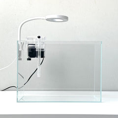 Whalix Nano Aquarium Kit : démonstration du filtre intégré et réglable.