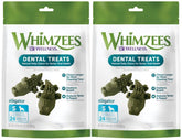Whimzees Alligator avec texture bosselée, contribue à nettoyer les dents et à l'hygiène bucco-dentaire.