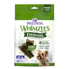 Whimzees Freshzees — os dentaires doux pour une haleine plus fraîche et une bouche propre.