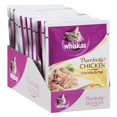 Whiskas Poulet Parfait morceaux poulet tendres dans des jus naturels