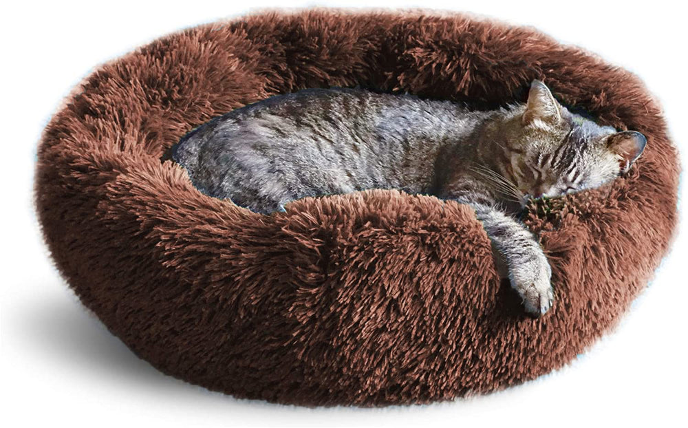 Whiskers & Friends lit chat donut cosy pour sieste paisible et chaude