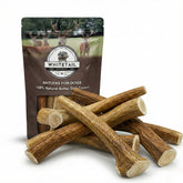 WhiteTail Naturals corne d’élan entière pour chien, morsure durable et naturelle.