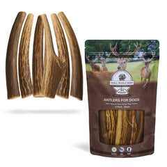 WhiteTail Naturals ramures de cerf pour chien, lot de six, durable et sûr.