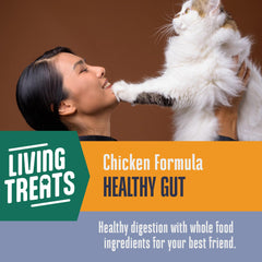Whole Life Cat Living Treats ingrédients naturels poulet courge