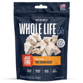 Friandise lyophilisée Whole Life pour chat, idéale pour récompenser et entraîner.