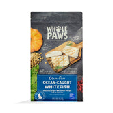 Whole Paws croquettes chat adulte poisson blanc océan, soutien digestif potentiel et appétence.