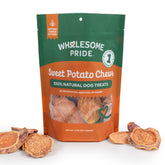 Wholesome Pride Patate Douce Tranche Epaisse, parfaite pour les chiens qui aiment mâcher.