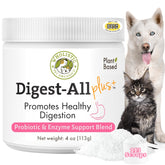 Wholistic Pet Organics — bouteille-probiotiques pour chats et chiens, soutien digestif potentiel.