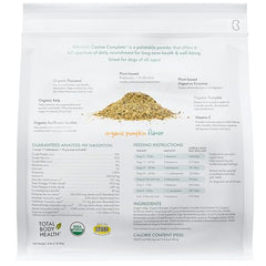 Wholistic Pet Organics Canine Complete - Poudre facile à mélanger dans n’importe quel repas quotidien.