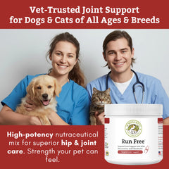 Wholistic Pet Organics Max Strength palourde à lèvres vertes, ingrédient clé pour les articulations.