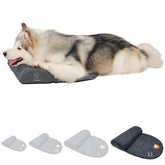 Whoopub coussin bolster chien XL avec housse douce et mousse résiliente pour le confort.