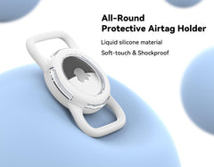 WhoseID étui AirTag protection complète, résiste aux chocs pendant les sorties