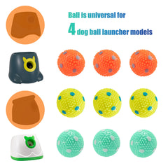 Balles WIGGLYTAIL compatibles avec lanceur automatique pour jeu autonome.