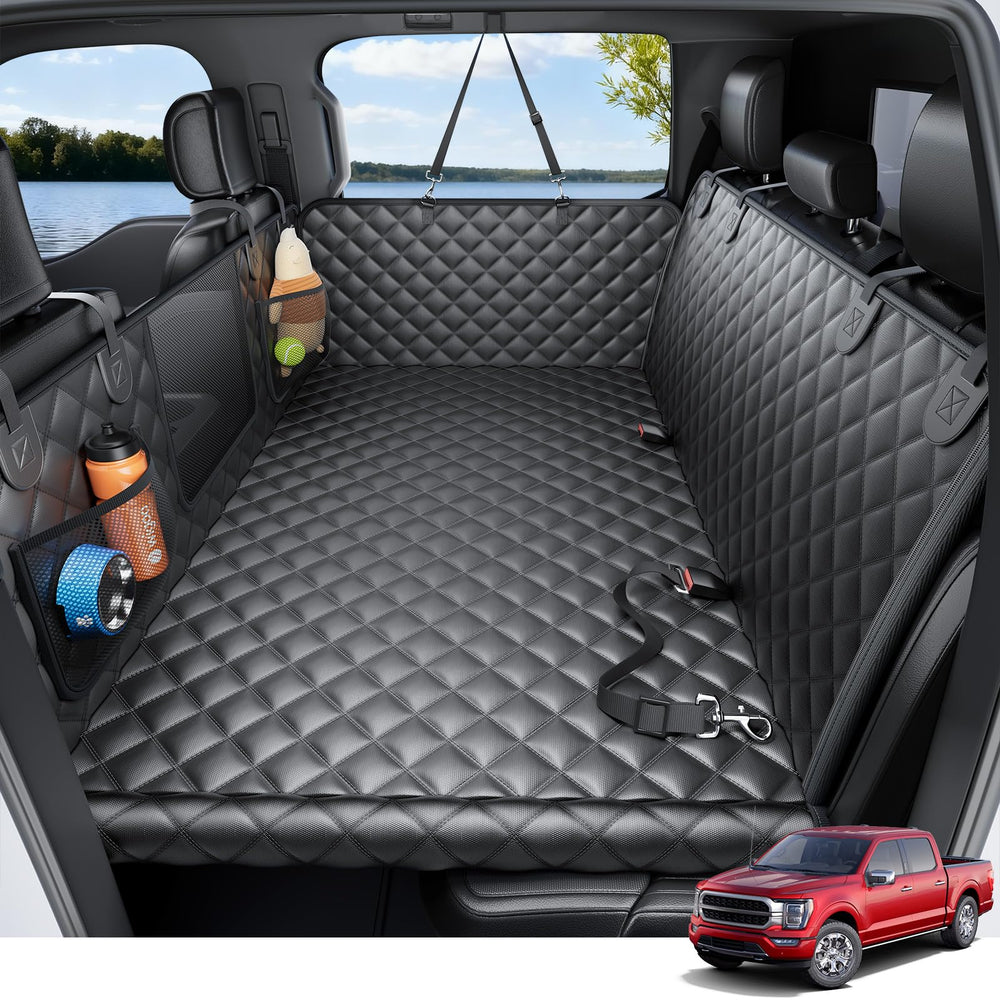 Wigoo Dog Truck Seat Cover banquette arriere, protege efficacement la banquette des griffes et salissures
