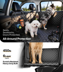 Wigoo hamac chien vehicule xl base rigide: support robuste évitant les glissements.