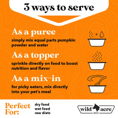 Wild Acre purée digestive chien : texture crémeuse pour une alimentation variée