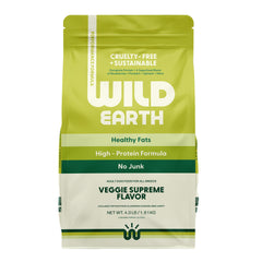 Wild Earth croquettes-performance végétales: nutrition complète pour chiens actifs sans viande.
