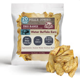 Wild Eats oreille buffle poudree naturelle – texture attrayante pour une mastication naturelle