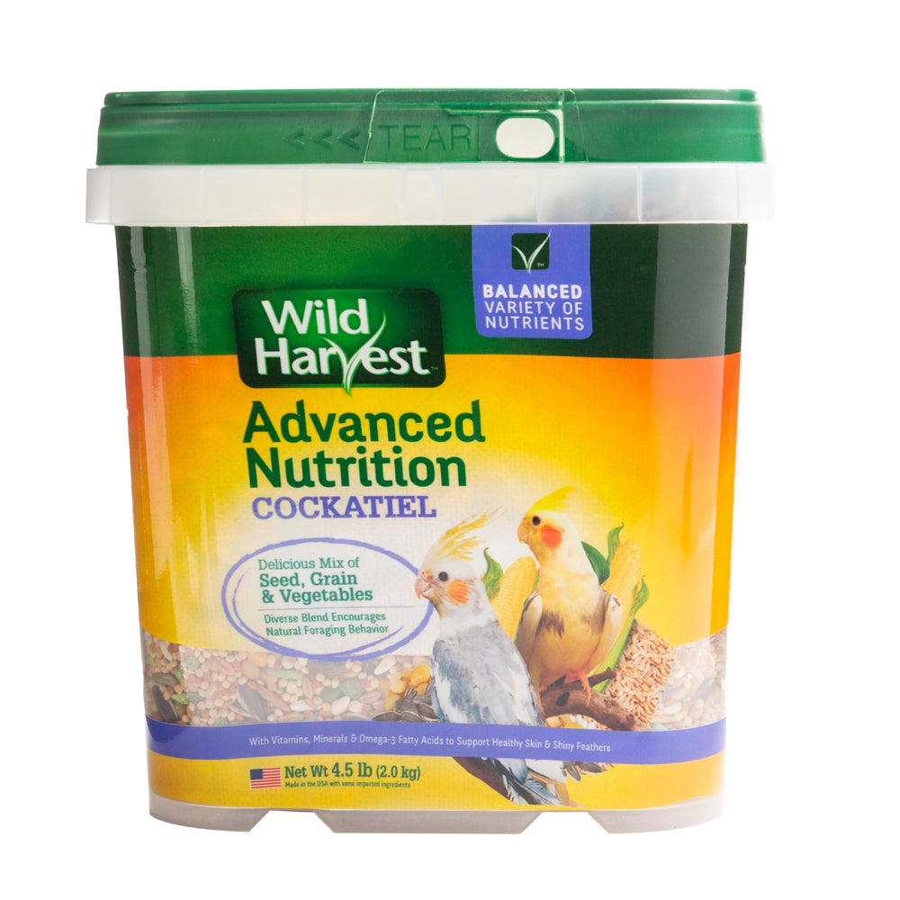 Wild Harvest alimentation-avance-cockatiel-bol: repas équilibré et varié.
