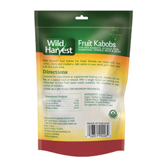 Wild Harvest brochettes-carotte-cerise-canneberge: enrichissent l’alimentation des petits animaux.