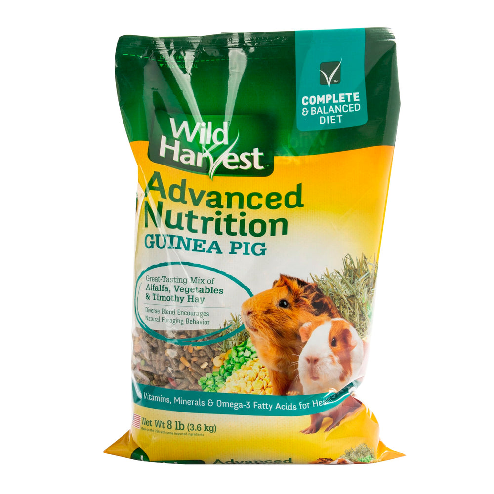 Wild Harvest Advanced Nutrition cobaye – pellets haute fibre pour digestion saine.