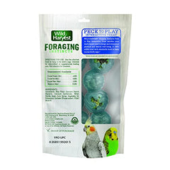 Friandise minis au miel Wild Harvest Peck n’ Play, goût attrayant pour petites espèces.