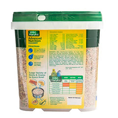 Wild Harvest Perruche nutrition omega3 : soutien plumage sain et peau éclatante.