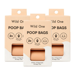Wild One sacs dechets chien texture beurre doux pour une prise en main agréable