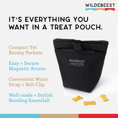 Poche Wildebeest Alamo avec deux compartiments imperméables pour friandises et petits essentiels