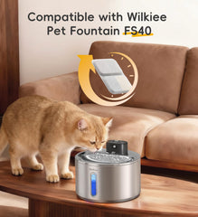 Éponges de pompe incluses pour maintien de performance et eau pure pour votre animal.