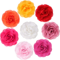 Fleurs WILLBOND pour collier de chien rouge, style vif et élégant