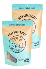 Friandise Winnie Lou Bison Burger prête pour l'entraînement quotidien.