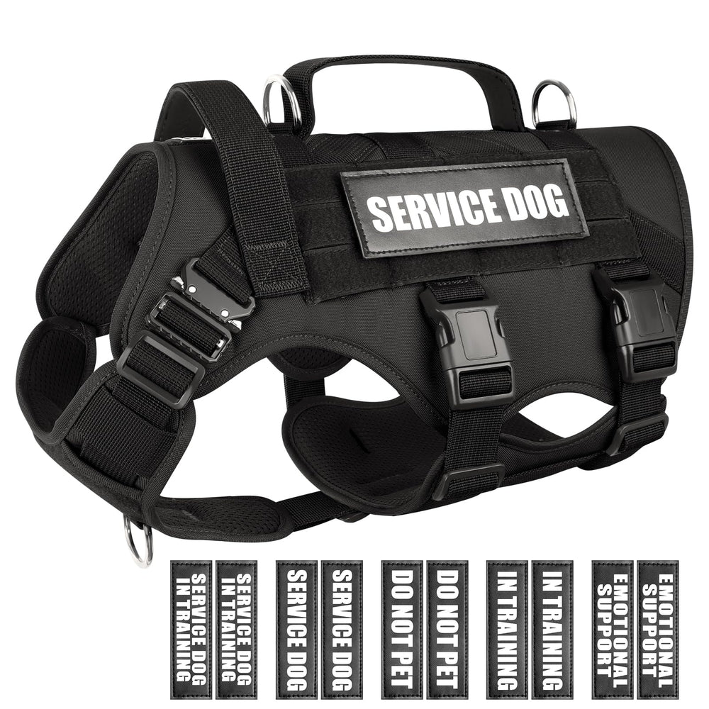 Veste service WINSEE pour chien de grande taille, conçue pour le confort et la durabilité lors des promenades.