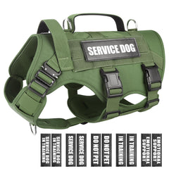 Harnais WINSEE Service Chien avec système MOLLE, accessoire prêt
