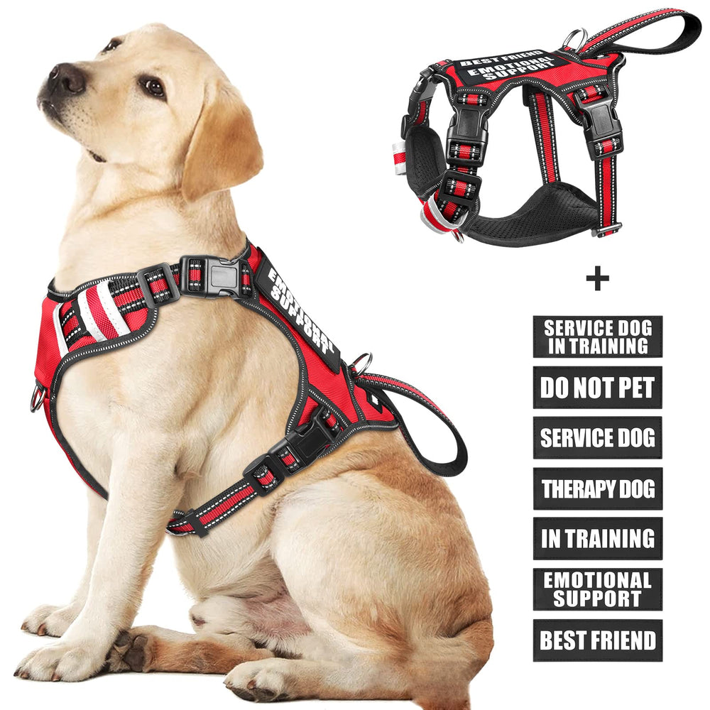 WINSEE harnais/service chien avec patch et confort.
