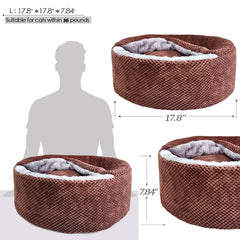 Winsterch fond antiderapante grotte chat: base stable pour repos.