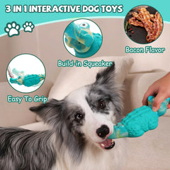 WinTour design crocodile ergonomique, prise facile et jeu interactif pour grands chiens.