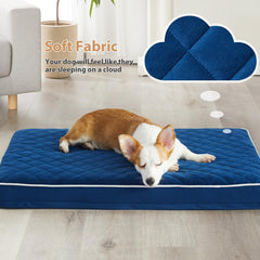 Lit orthopédique XXL WNPETHOME: fermeture-éclair amovible facile à nettoyer