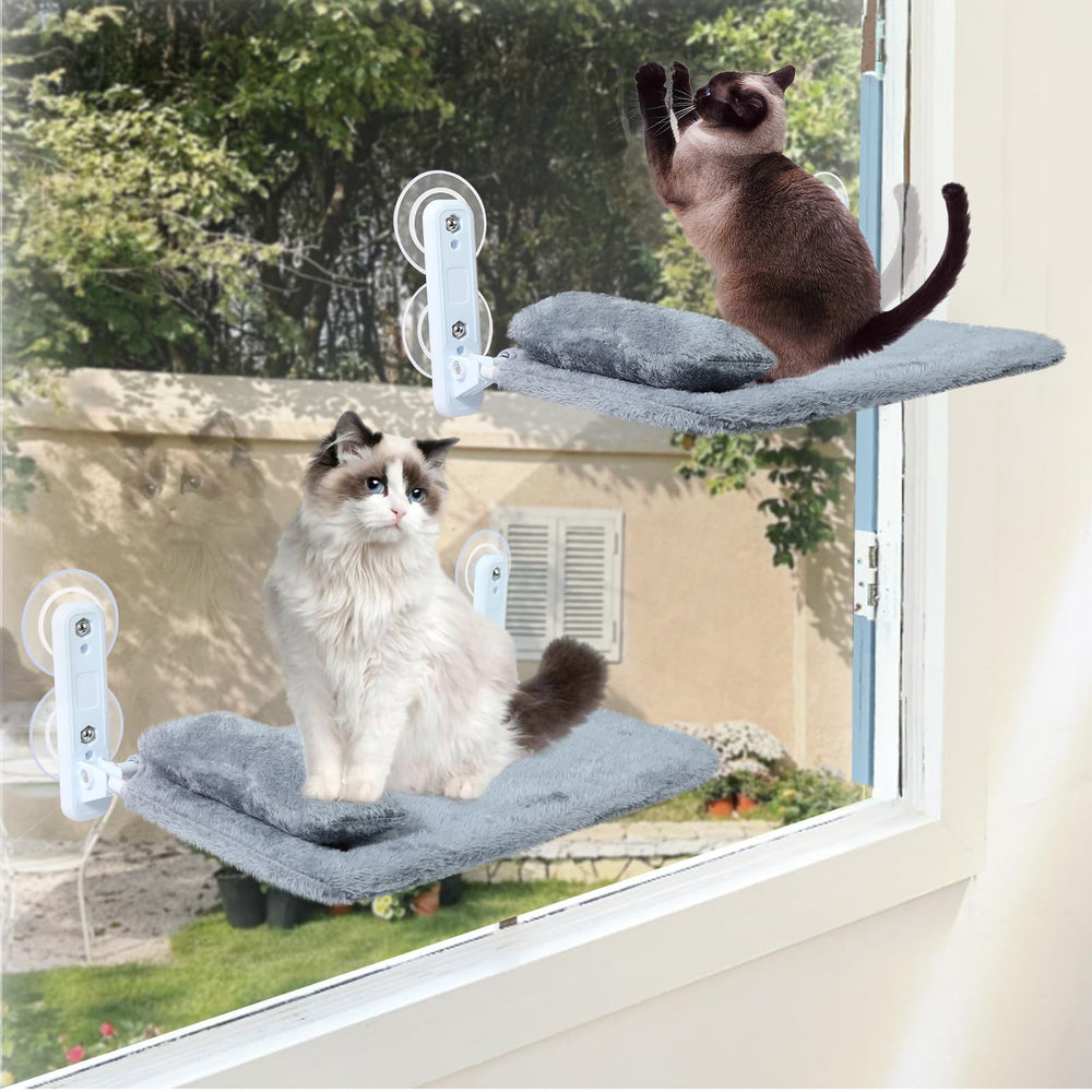 Nid de fenêtre Wn's Day pour deux chats, endroit idéal pour se détendre.