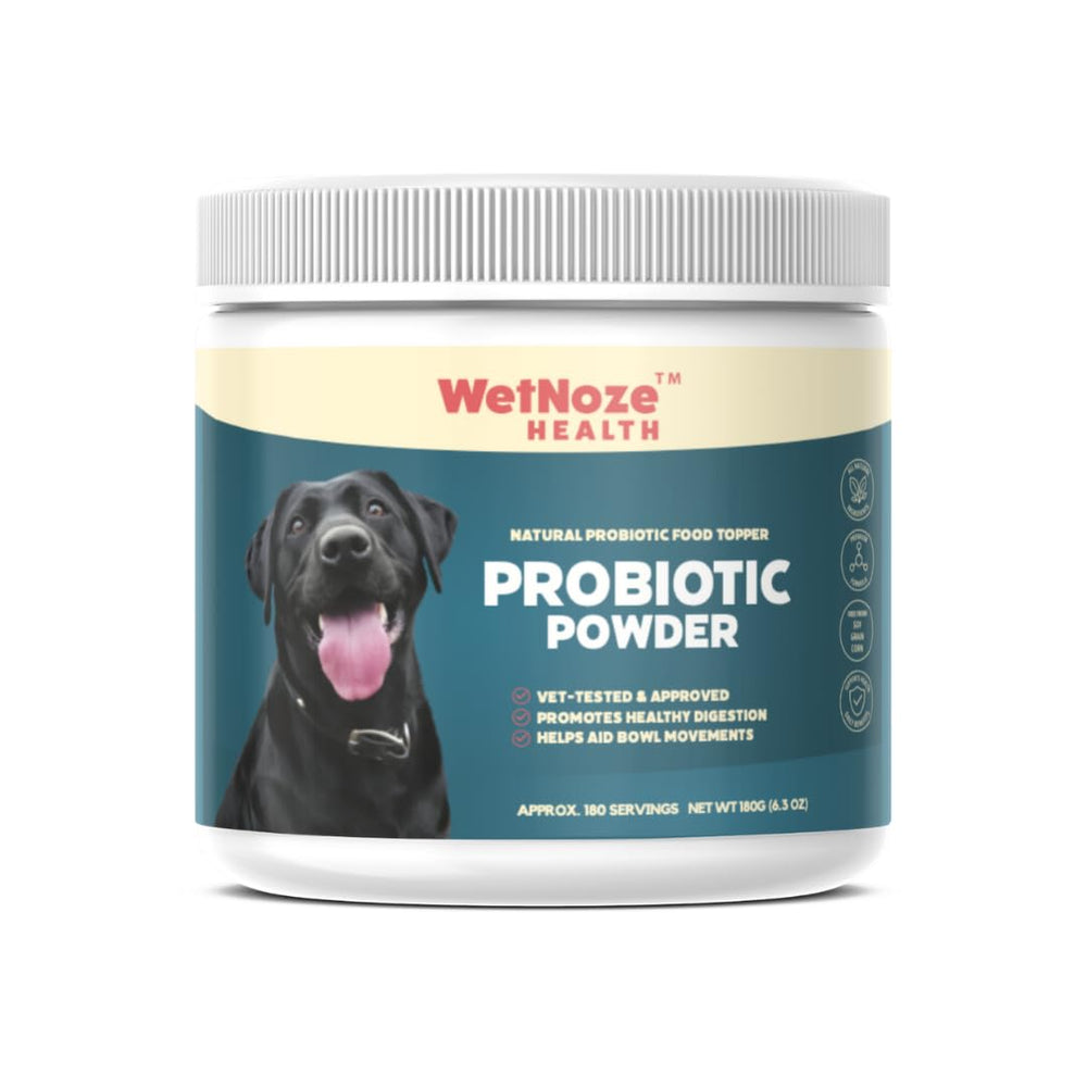 WNz Health Probiotiques pour chiens : flacon-poudre, soutien digestif.