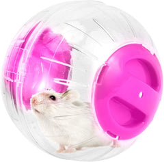 Balle d'exercice WNZQK hamster cristal rose, observation claire pendant l'activité.