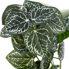 WOLEDOE plante artificielle suspendue, fleurs détaillées, entretien facile.