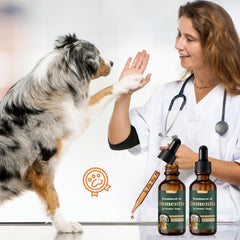 WOMRICH senior-chien-etiquette-produit: informations claires sur l'étiquette et l'utilisation.