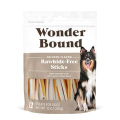 Bâton Wonder Bound au poulet avec arôme irrésistible, pour récompenser votre chien.