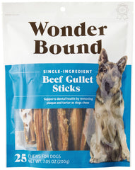 Wonder Bound tiges d'œsophage de bœuf pour une mastication longue et satisfaisante.