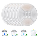 Wonder Creature filtre carbone rond pour fontaine chat, paquet de six.