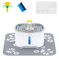 Wonder Creature fontaine chat acier inox — vue d'ensemble durable et hygiénique.
