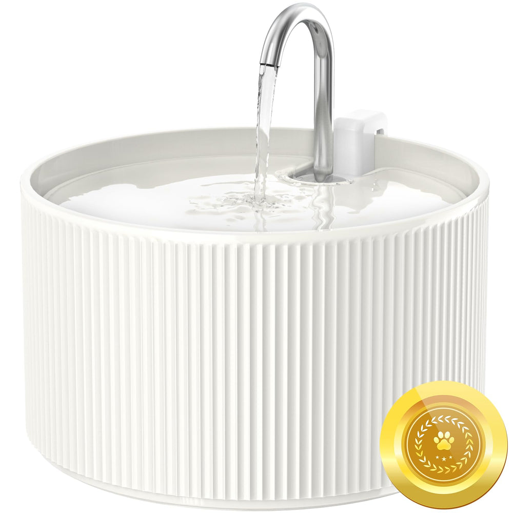Wonder Creature fontaine-chat ceramique-capacite-22l: hydratation continue pour chats et petits chiens.
