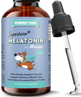 Wonder Paws Mélatonine chien – flacon pipette: soutien calme et sommeil.